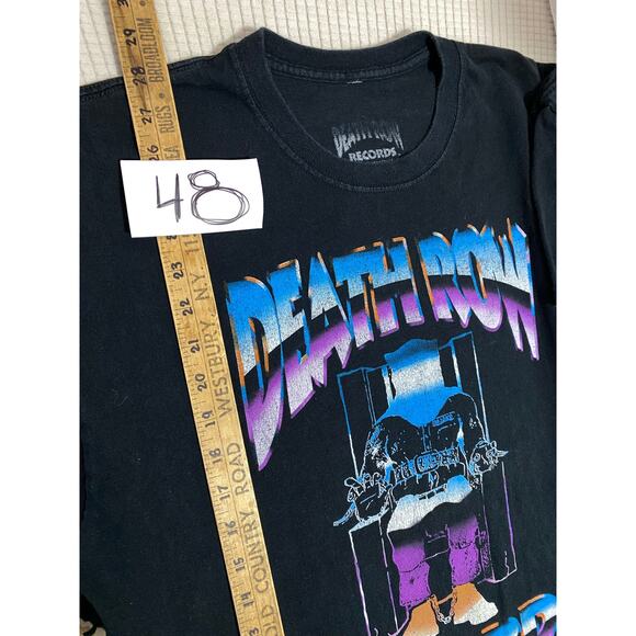 Death Row Records Shirt Adult XL Ripple Junction Rap Hip Hop Electric Chair - Picture 4 of 8